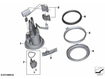 Fuel pump / lever sensor 