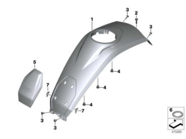 BMW Safety clip for tankpad...